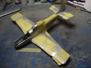 Masked and ready for paint